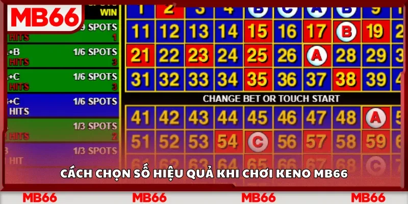 Cách chọn số hiệu quả khi chơi Keno Mb66